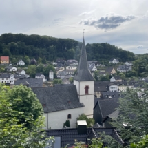 Blick auf Blankenheim Kirche